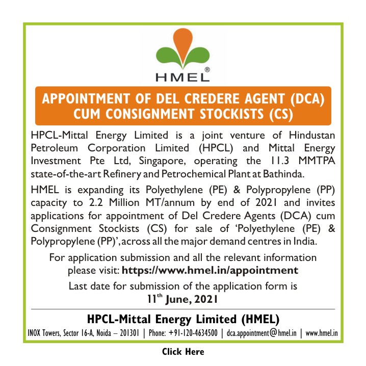 Apoinment to DEL CREDERE Agent | Cum Consignment Stocklist (CS)